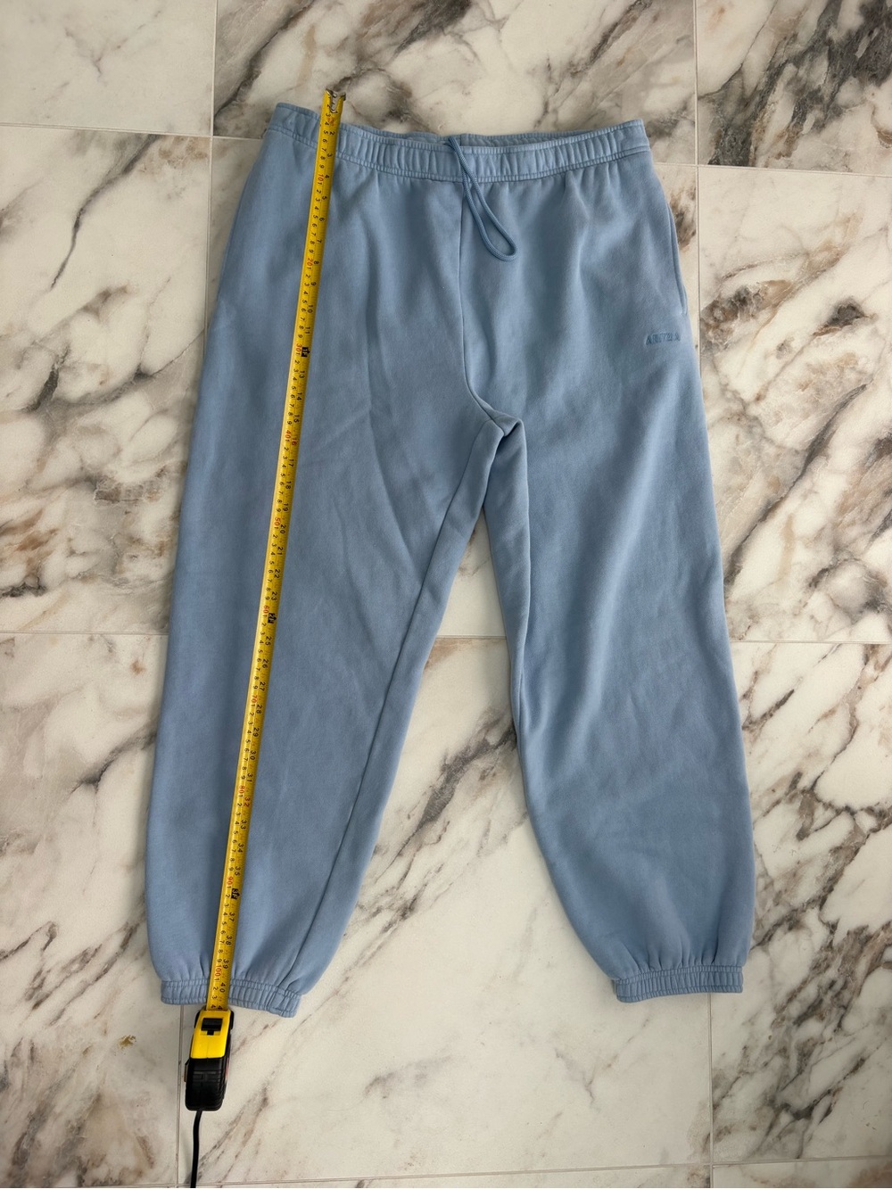 Aritzia Mega Sweatpant Cozy Sweatfleece XL Indigo Blue Oversized Joggers - Picture 10 of 16